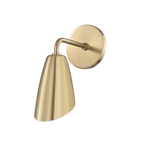 Mitzi H415101B-AGB Belinda Wall Sconce Brass Mitzi H415101B-AGB Belinda Wall Sconce Brass