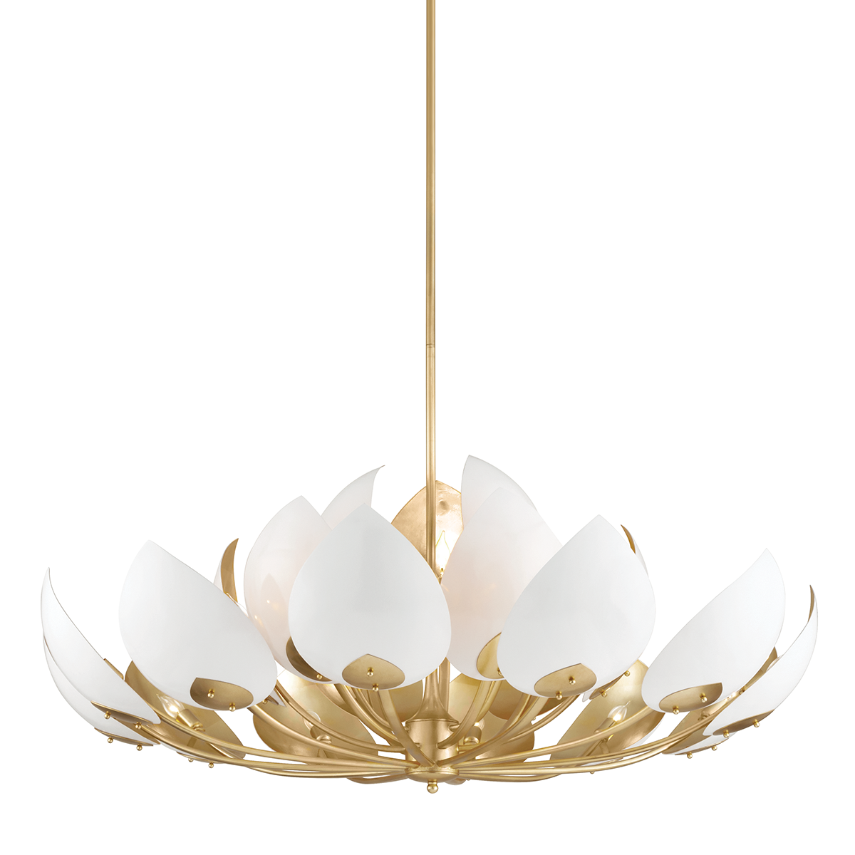Lotus 5754 Gl Wh Hudson Valley Lighting Lotus 5754 Gl Wh Hudson Valley Lighting, Hudson Valley Lighting Lotus Chandelier