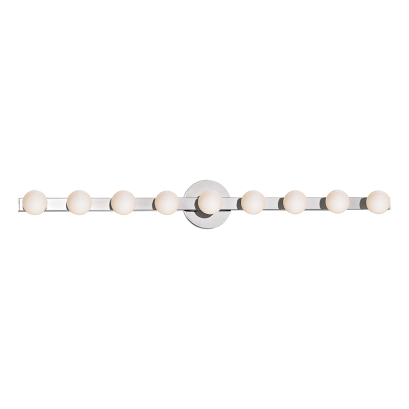 Hudson Valley Lighting 7005-PN Taft 5-Light LED Wall Sconce 19 Inches Wide by 4.5 Inches High Polished Nickel Finish
