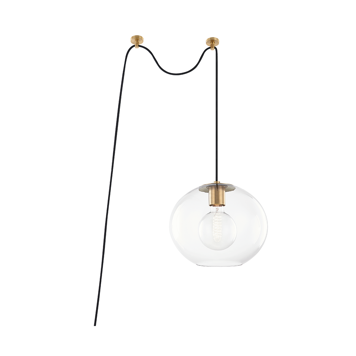 plug in swag pendant light