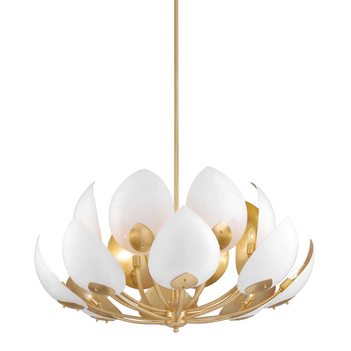 Lotus 5739 Gl Wh Hudson Valley Lighting Lotus 5739 Gl Wh Hudson Valley Lighting, Hudson Valley Lighting Lotus Chandelier