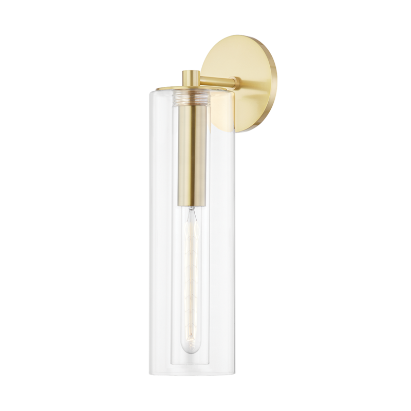 Mitzi H415101B-AGB Belinda Wall Sconce Brass Mitzi H415101B-AGB Belinda Wall Sconce Brass