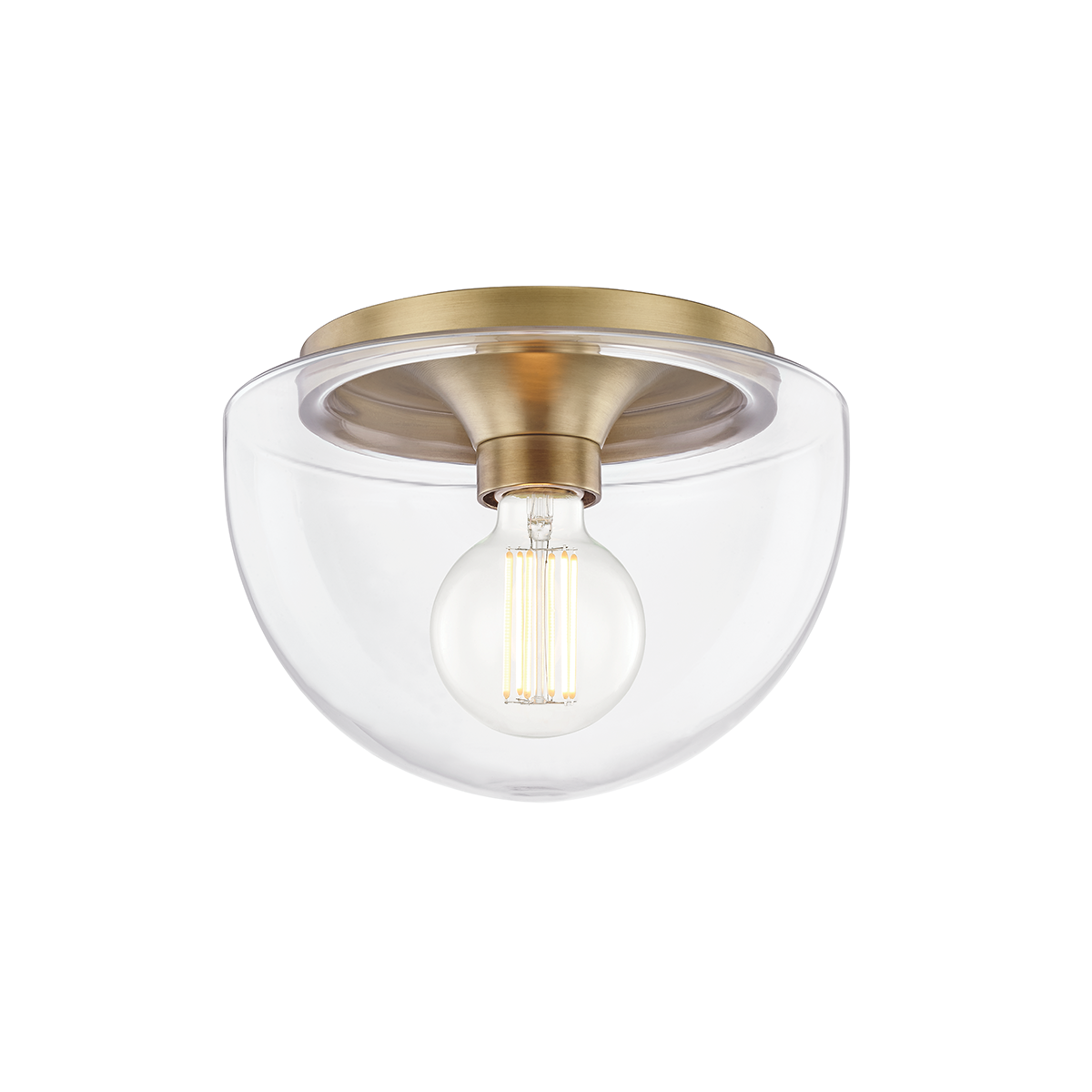 single light flush mount