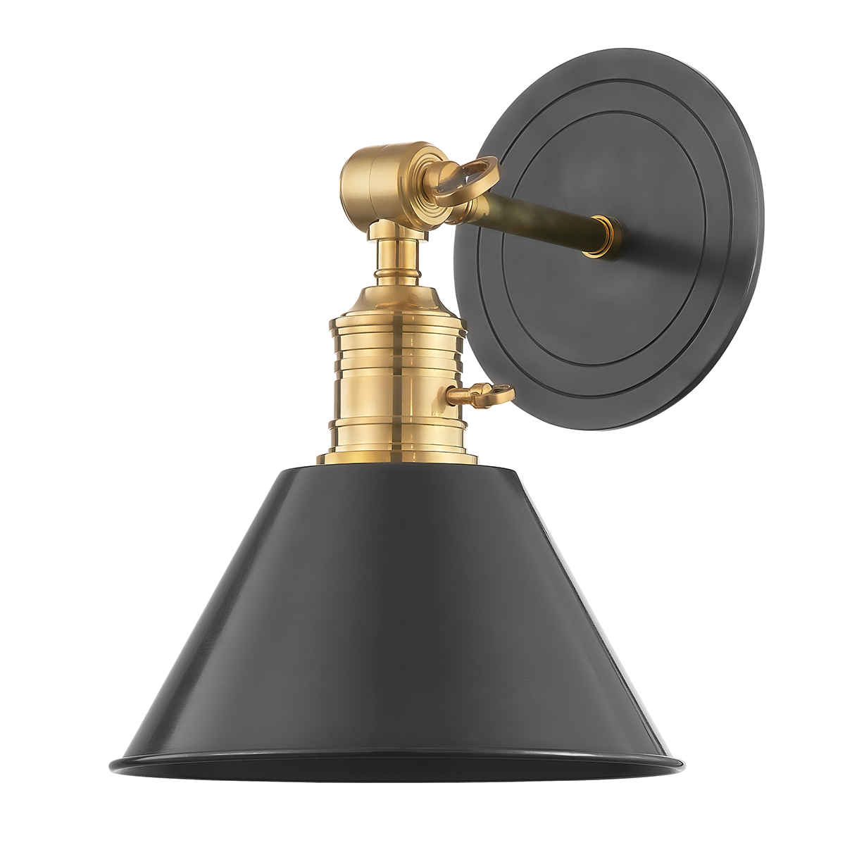 HUDSON VALLEY 8321-AGB WALL MOUNT AGED BRASS 1 LIGHT 