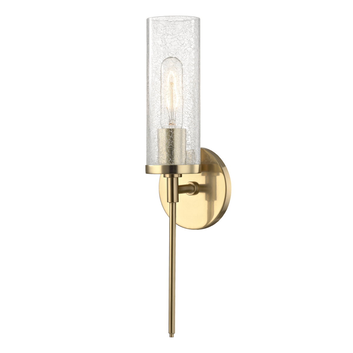 Mitzi by Hudson Valley Lighting Olivia 1-Light Old Bronze Wall Sconce with White 