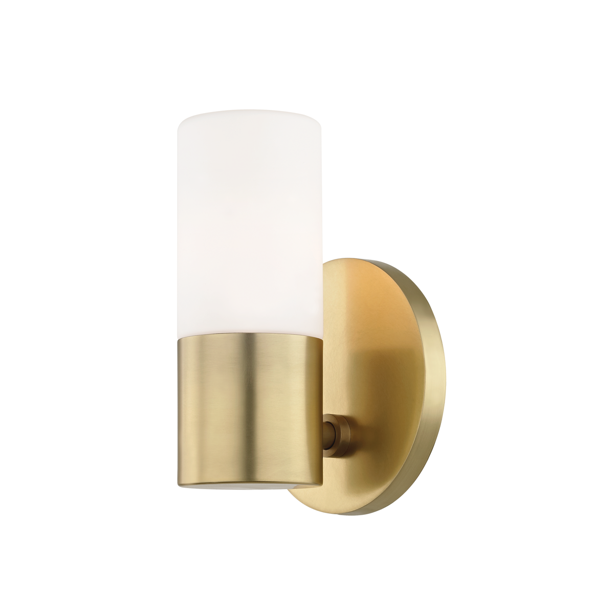 mitzi brass sconce