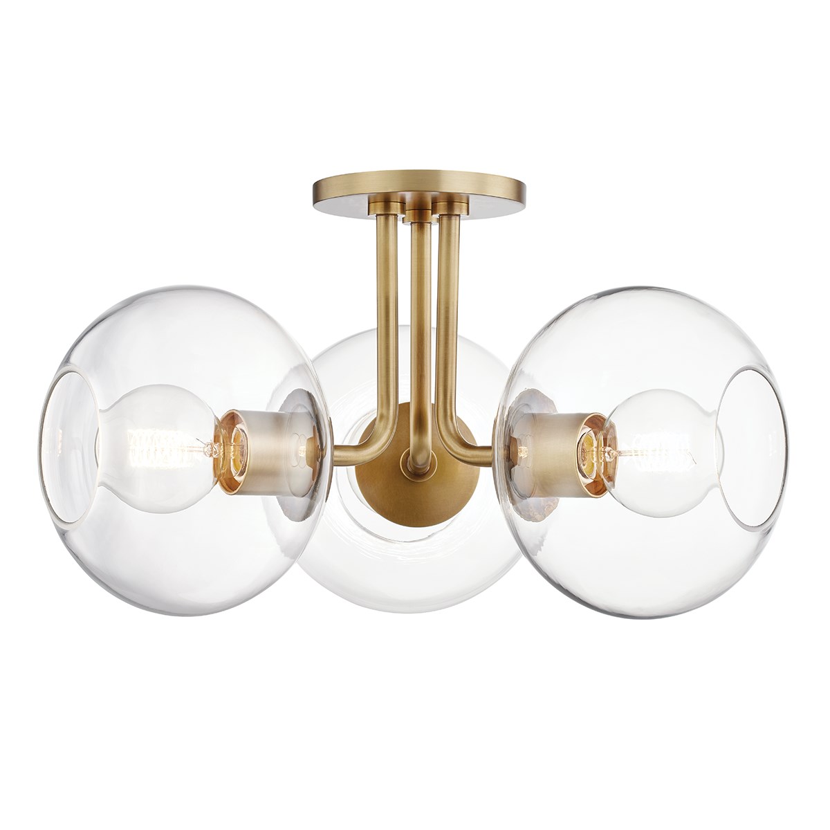 HDS H270603-AGB 3 LIGHT SEMI FLUSH NEWSTOCK MAR 2019